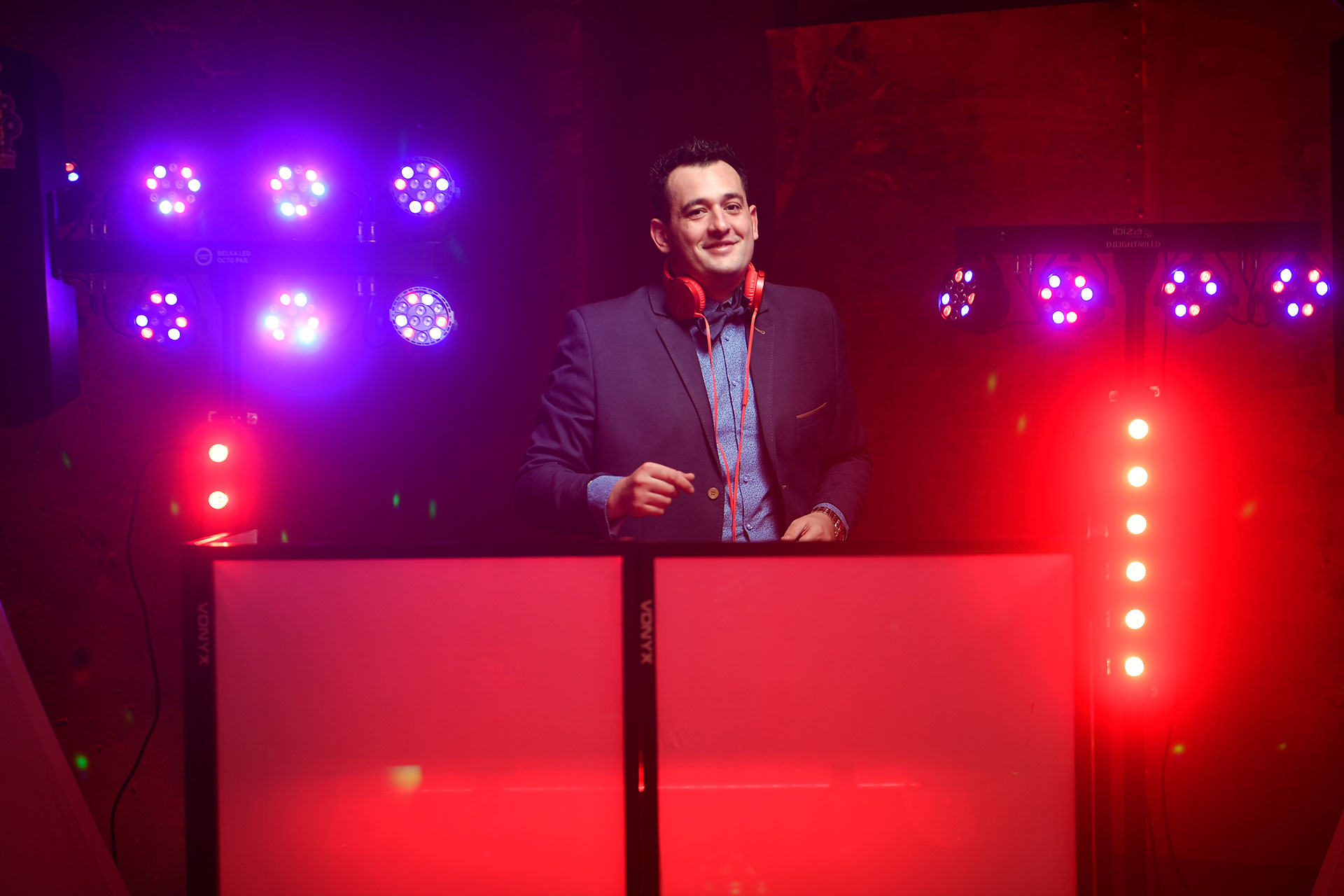 Dj Disco King za konsolą